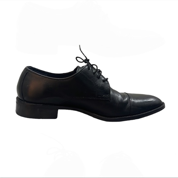 Cole Haan Black Leather Oxfords Size 10 - Picture 5 of 9